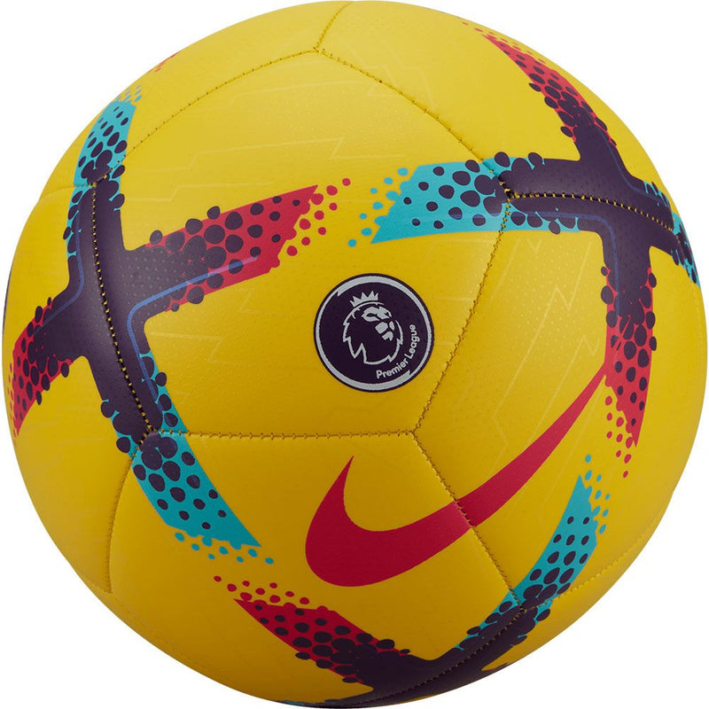 Premier League Pitch Soccer Ball - Yellow/Purple/Red