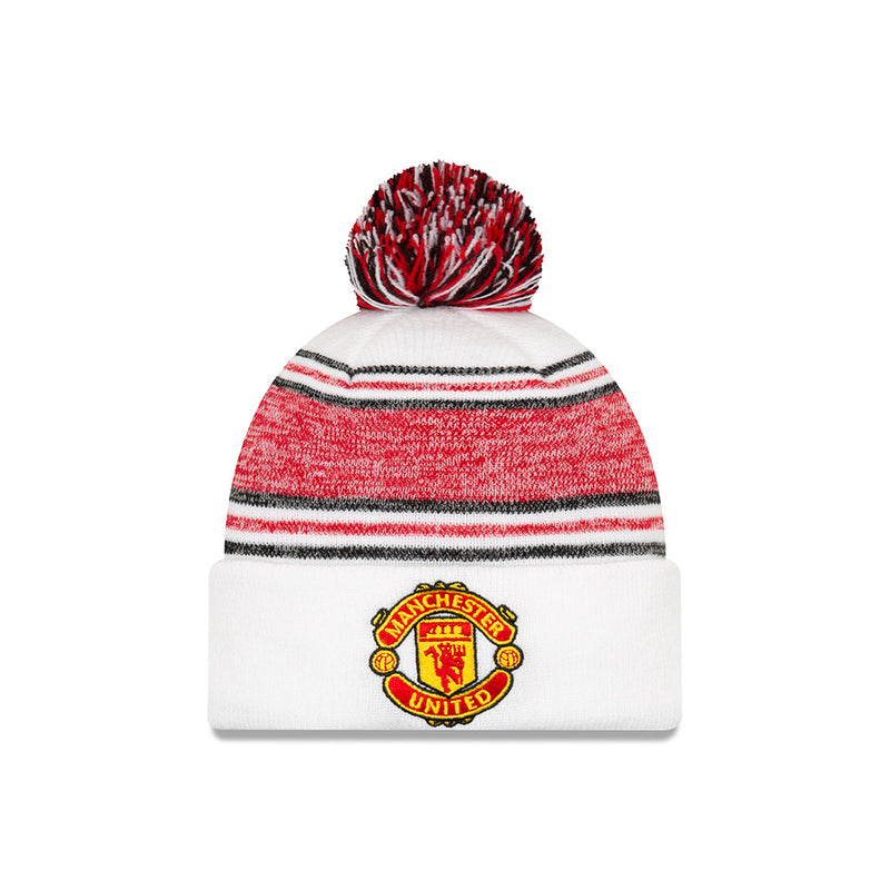 MUFC Woolie Hat - White/Red