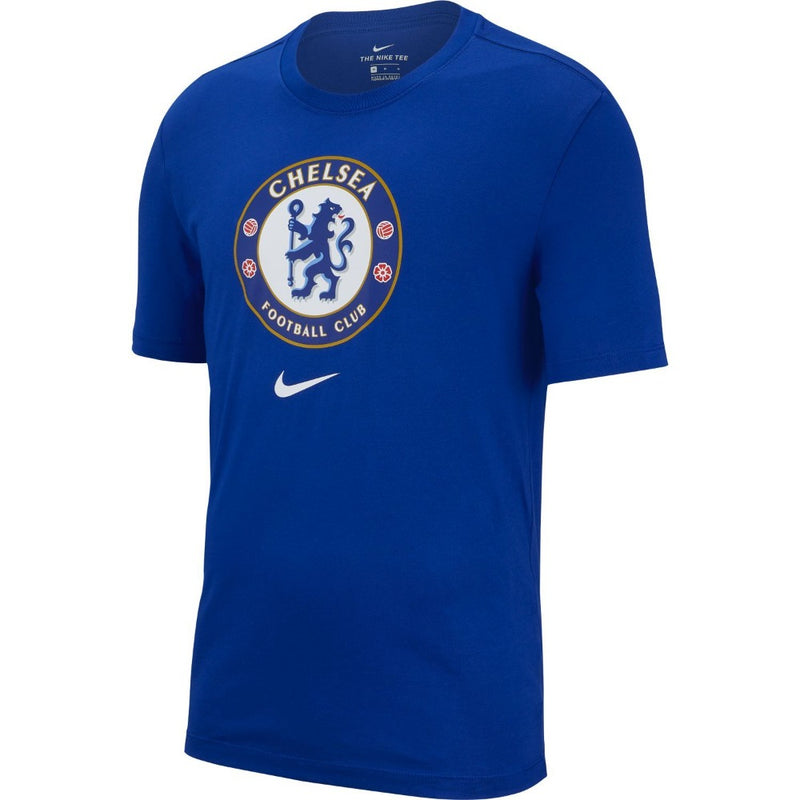 Chelsea FC Evergreen Crest Tee - Rush Blue