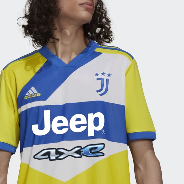 Juventus 3rd Jersey 2021/22 - Shock Yellow / Hi-Res Blue
