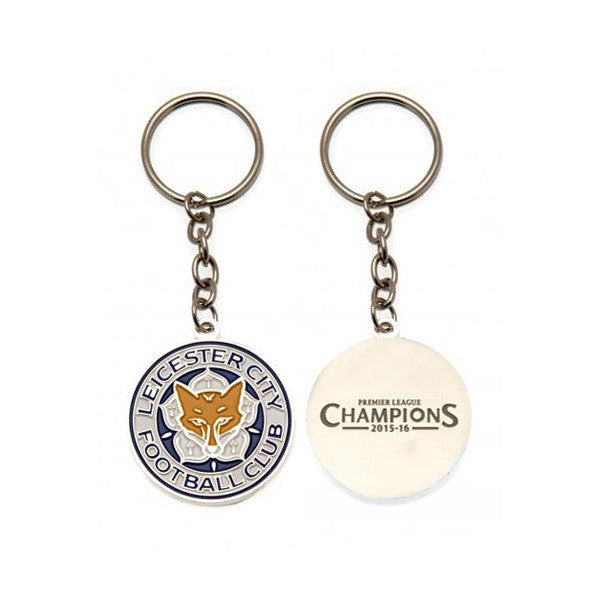 Leicester City Club Crest Keychain - Licensed