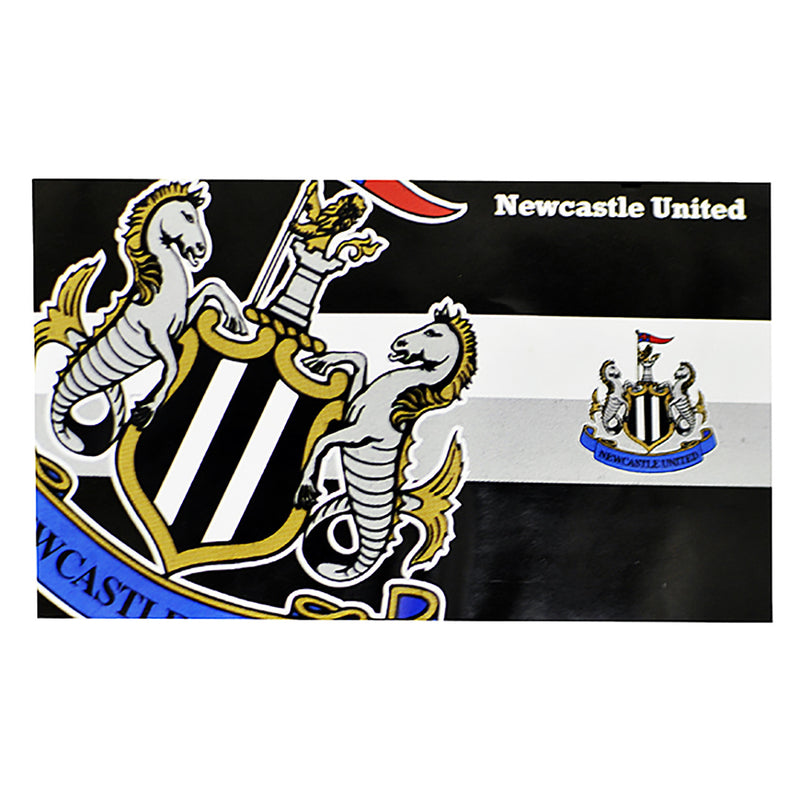 Newcastle United FC Horizon Flag 5X3 - Black/White/Blue