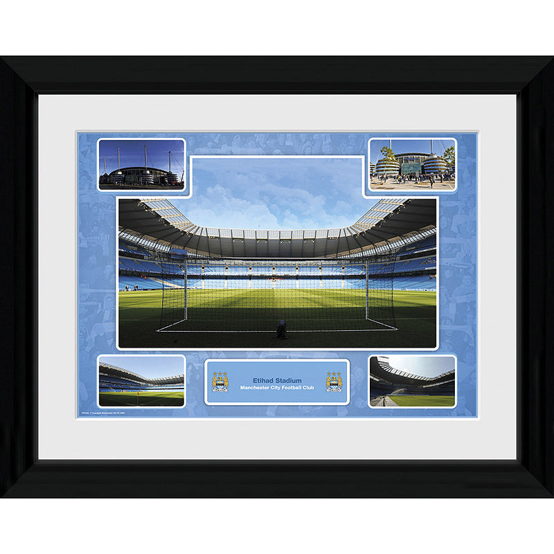 Manchester City FC Etihad Stadium Framed Picture - 16"x12"