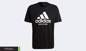Adidas Soccer Logo Men's T-Shirt -Black
