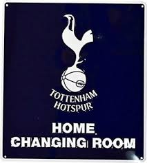 Tottenham FC Home Changing Room Sign