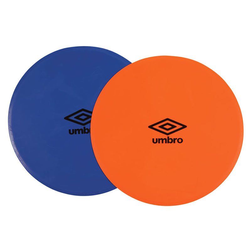 Flat Training Markers - Blue/Orange 12 Pack