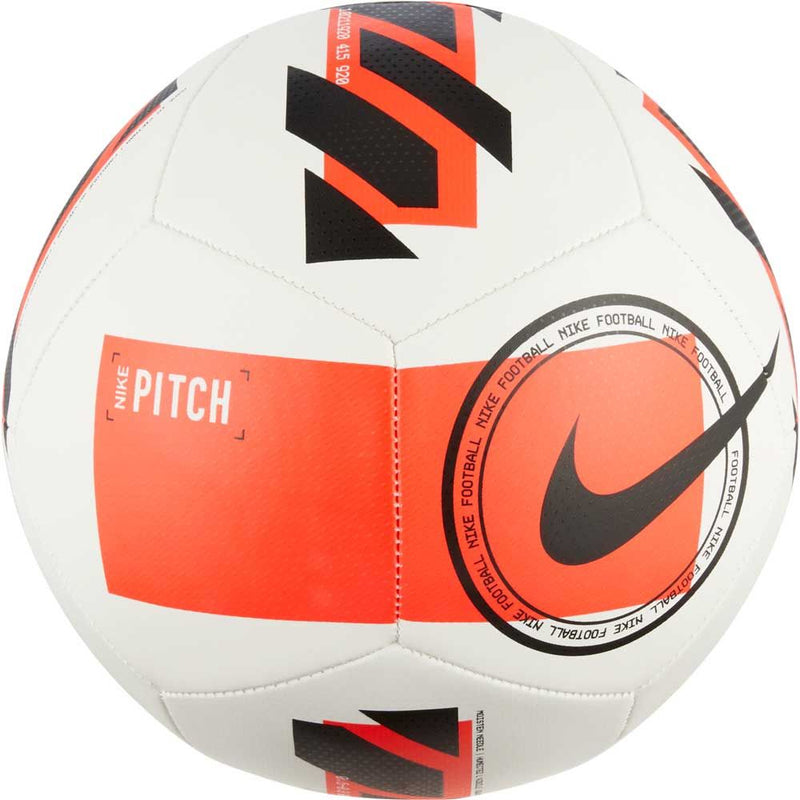 Pitch Soccer Ball - White/Bright Crimson/Black