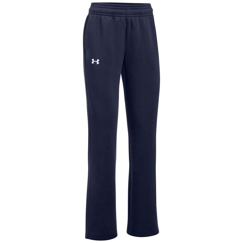 Women's UA Hustle Fleece Pants - Navy