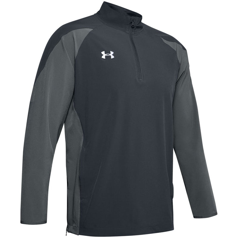 Men's UA Squad Coach's Long Sleeve ¼ Zip - Sport Grey
