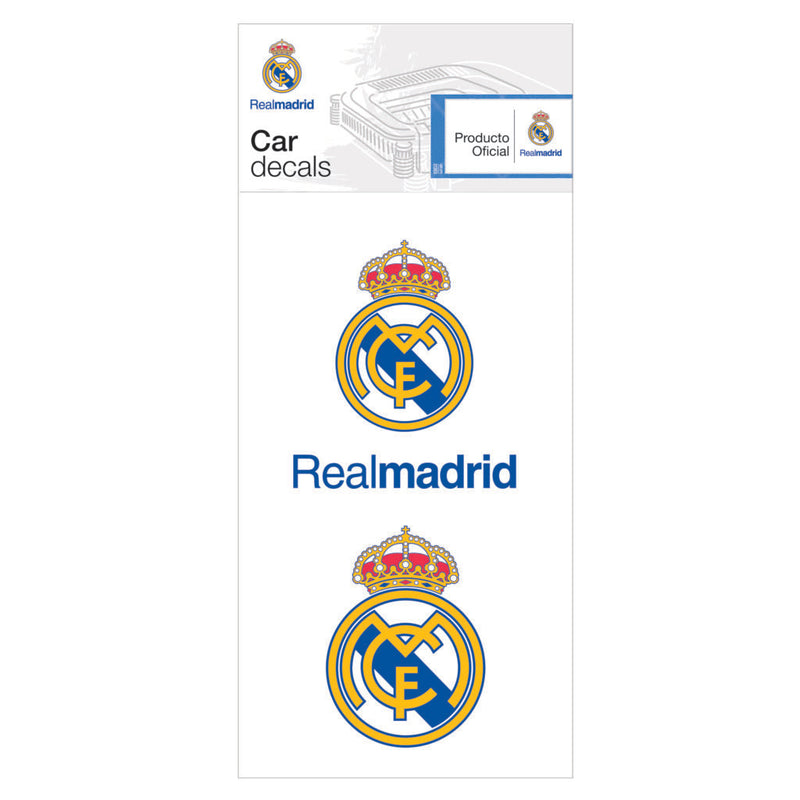 Real Madrid 2pack Car Decal - Licensed