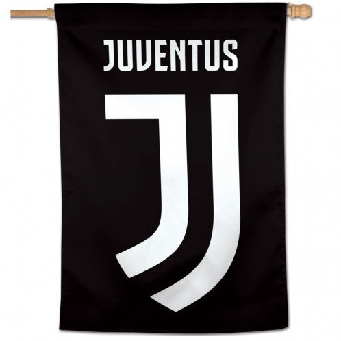 Juventus Black Vertical Flag