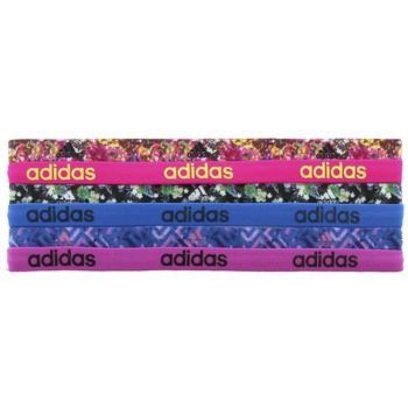 Fighter Graphic 6-Pack Hairband - Shock Pink/Solar Yellow/Shock Blue/Blue/Flash Pink