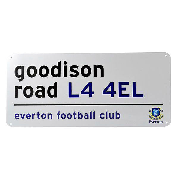 Everton FC Street Sign