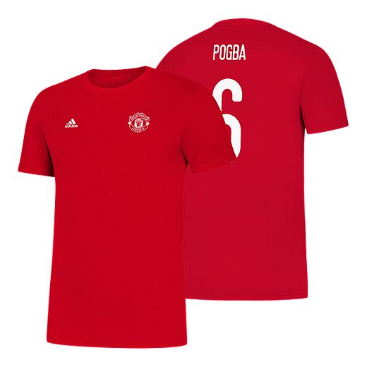 Manchester United Paul Pogba T Shirt - Red / White