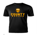 HCU COUNTY SOCCER Dri-Fit Short Sleeve Training Shirt - Black