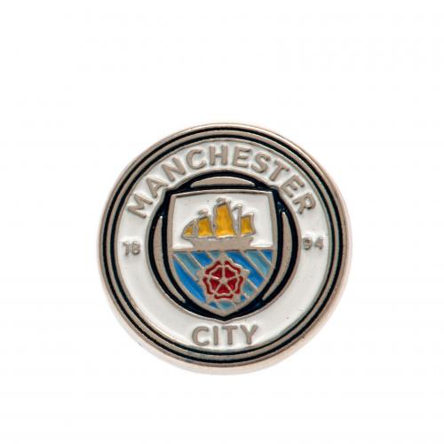 Manchester City Crested Pin - Licensed