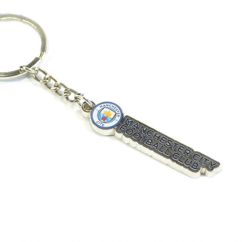 Manchester City Text Keychain