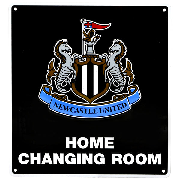 Newcastle United Home Changing Room Sign