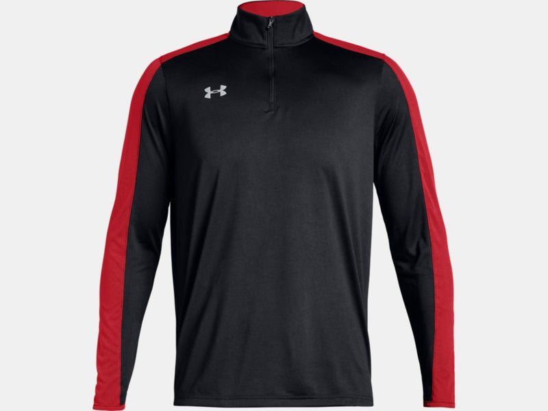 Novelty 1/4 Zip - Black/Red