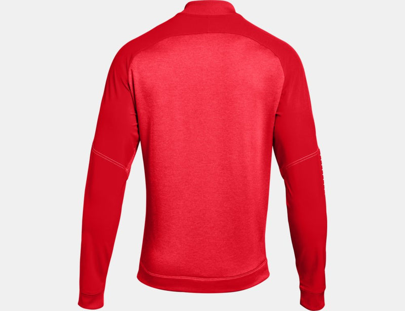 Men's Qualifier Hybrid Warm-Up Jacket - Red