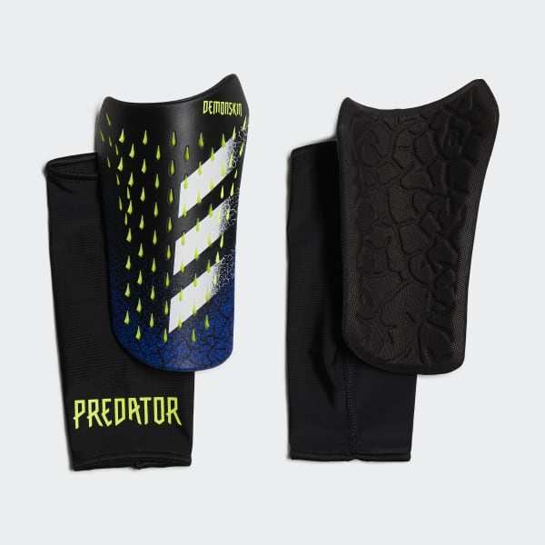 Predator Competition Shin Guard - Black / White / Solar Yellow