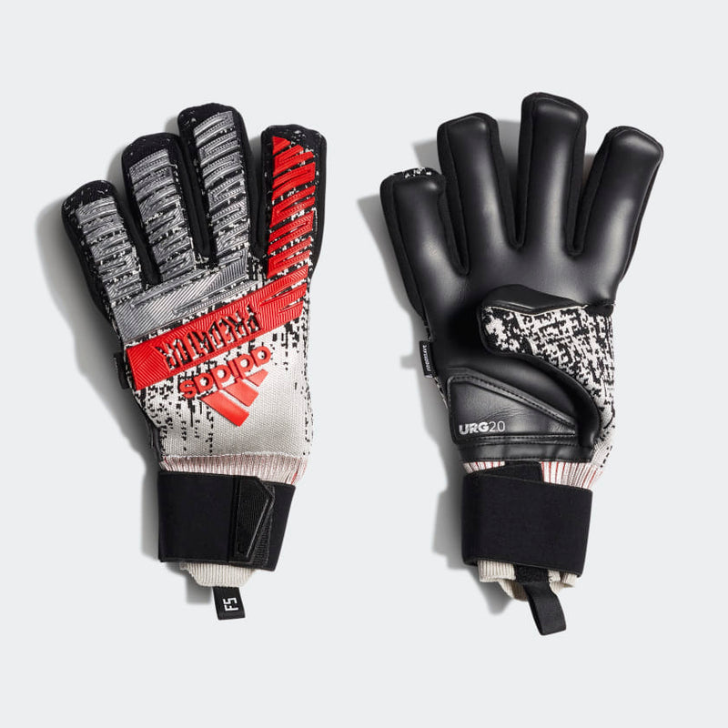 Predator Pro FS Gloves -Silver Metallic / Black / Hi-Res Red