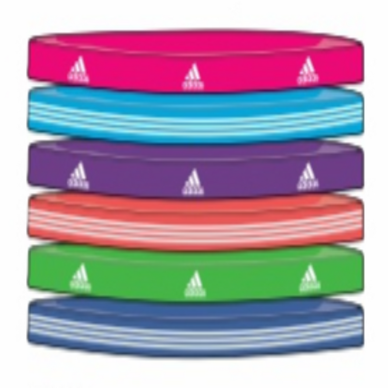 Women's Sidespin Hairband 6 Pack - Fresh Pink/Fresh Splash/Royal/Aero Red/Intense Green/Aero Blue