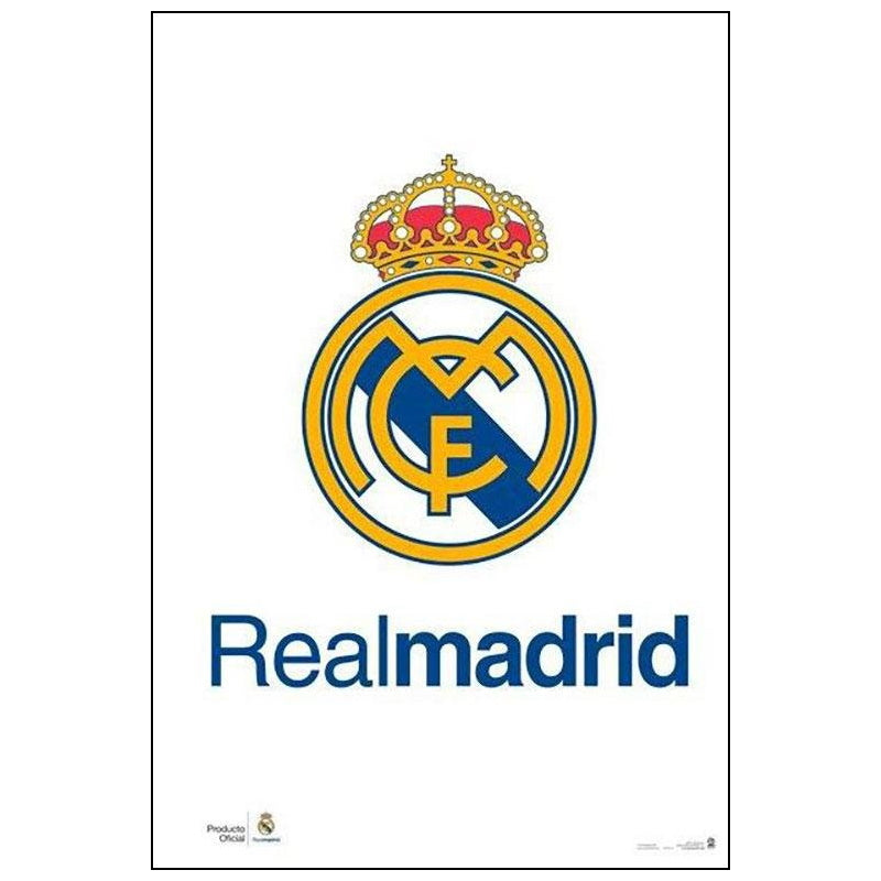 Real Madrid Club Crest Poster - Licensed