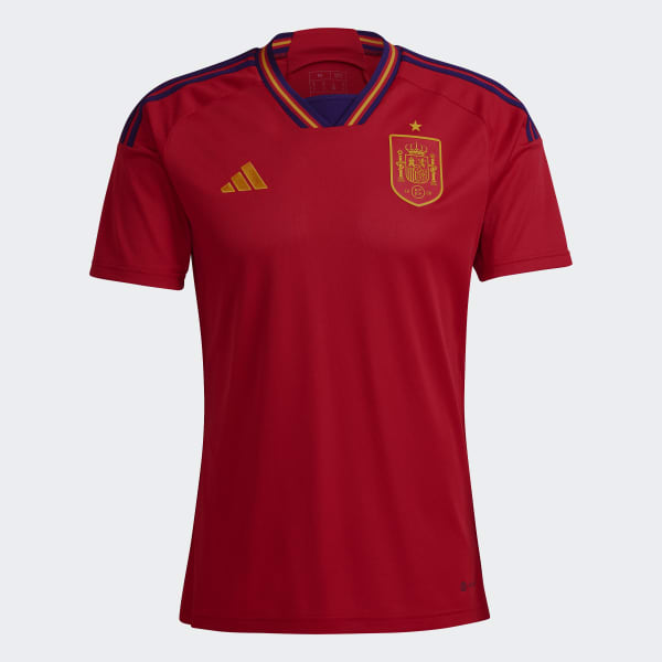 Spain 22 Home Jersey - Team Power Red/Team Navy Blue