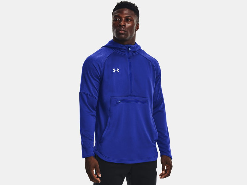 Men's UA Qualifier Fleece Anorak - Blue