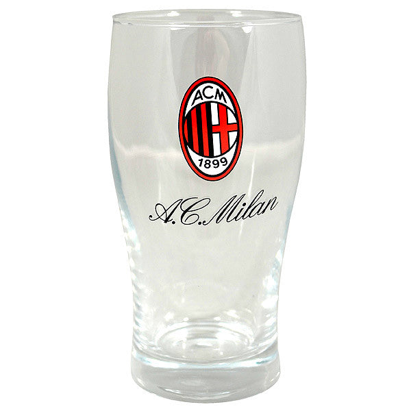 AC Milan Wordmark Pint Glass