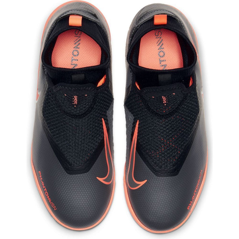 Jr. Phantom VSN Academy DF TF - Dark Grey/Bright Mango/Black