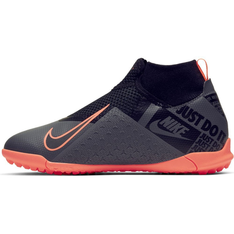 Jr. Phantom VSN Academy DF TF - Dark Grey/Bright Mango/Black