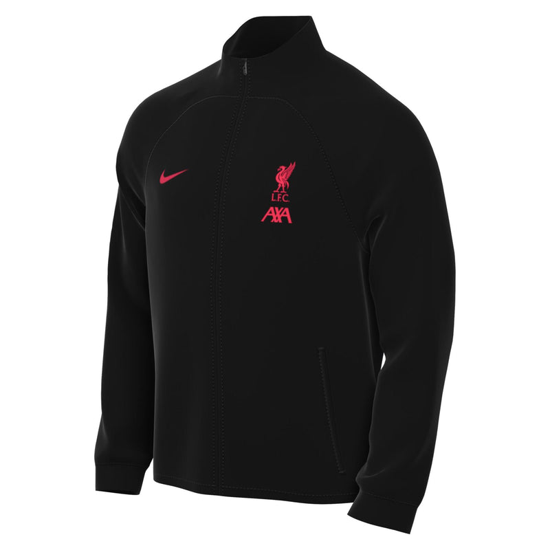 Liverpool F.C. Strike Jacket - Black/Siren Red