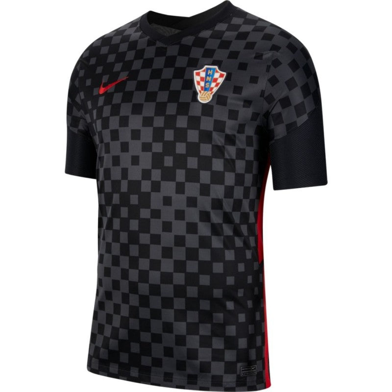 Croatia Away SS Jersey - Anthracite/Black/University Red