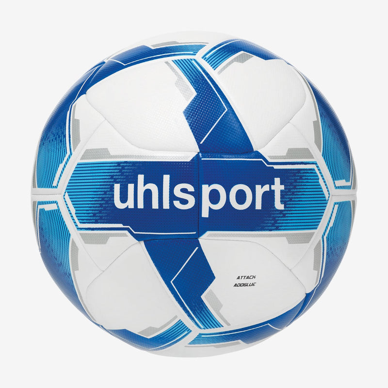 Uhlsport Attack Addglue Soccer Ball - White/Royal/Blue
