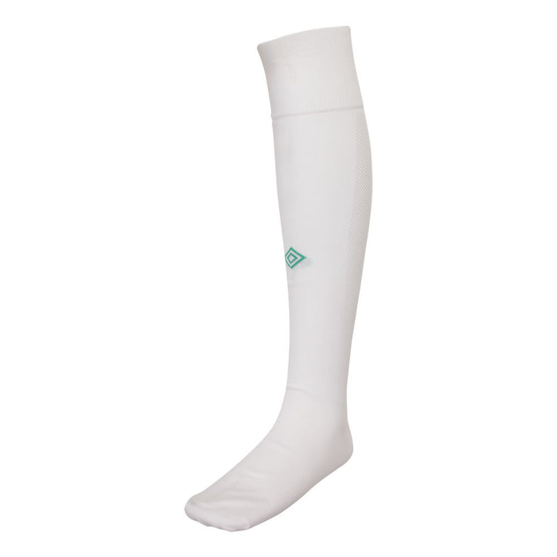 Player Sock - White/Emerald